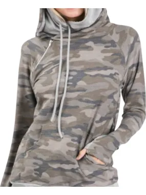 7Th Ray - Camo Side Zipper Hoodie