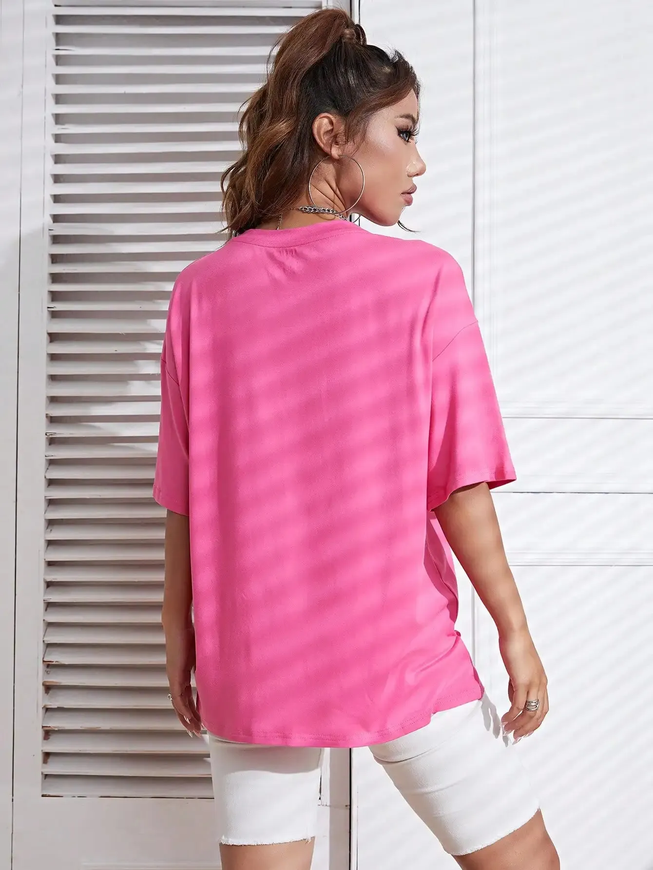 90's Baby Oversized Cotton T-Shirts for Women