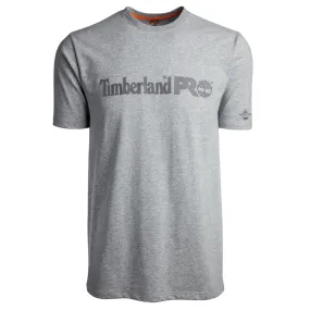 BASE PLATE SHORT SLEEVE T-SHIRT WITH LOGO - C81-Light Grey Heather | Timberland PRO TB0A1V9M