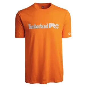 BASE PLATE SHORT SLEEVE T-SHIRT WITH LOGO - D67-Pro Orange | Timberland PRO TB0A1V9M