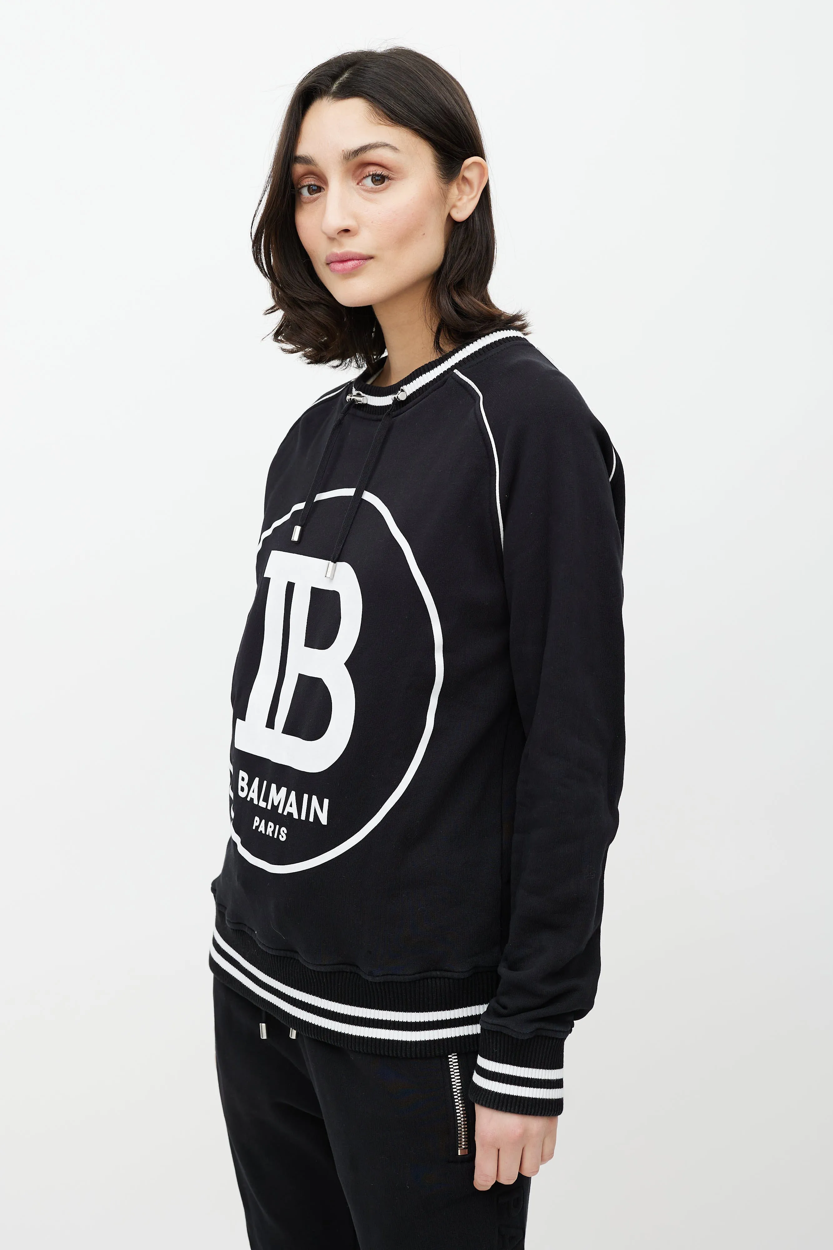 Black & White Logo Sweatshirt