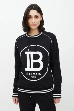 Black & White Logo Sweatshirt