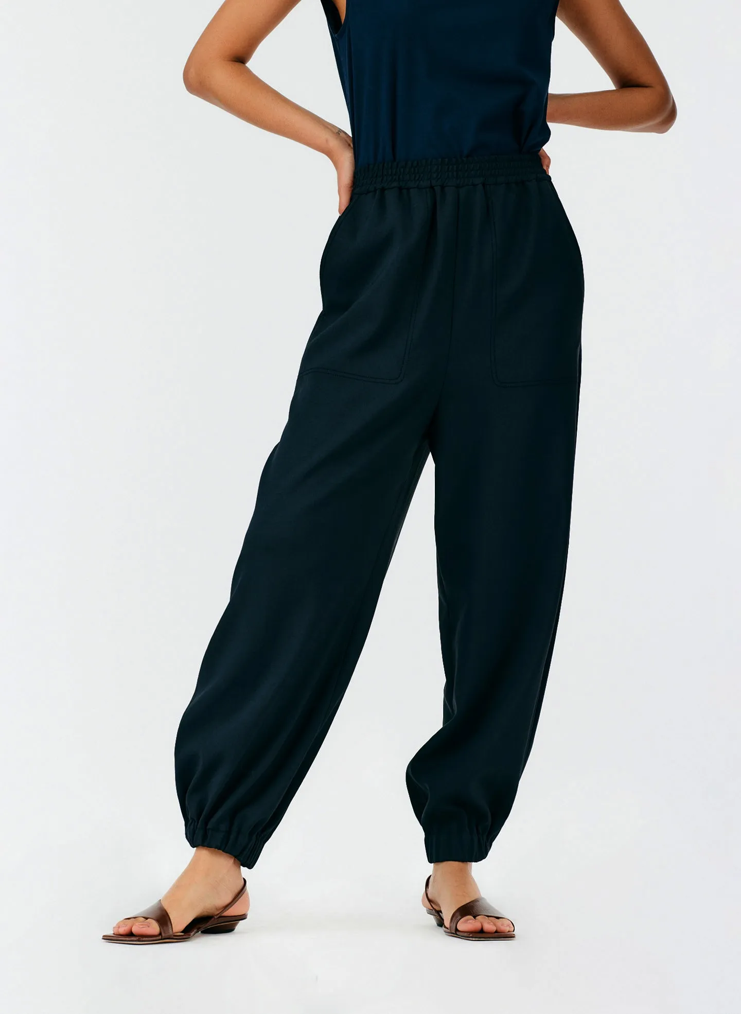 Chalky Drape Plashet Jogger - Regular