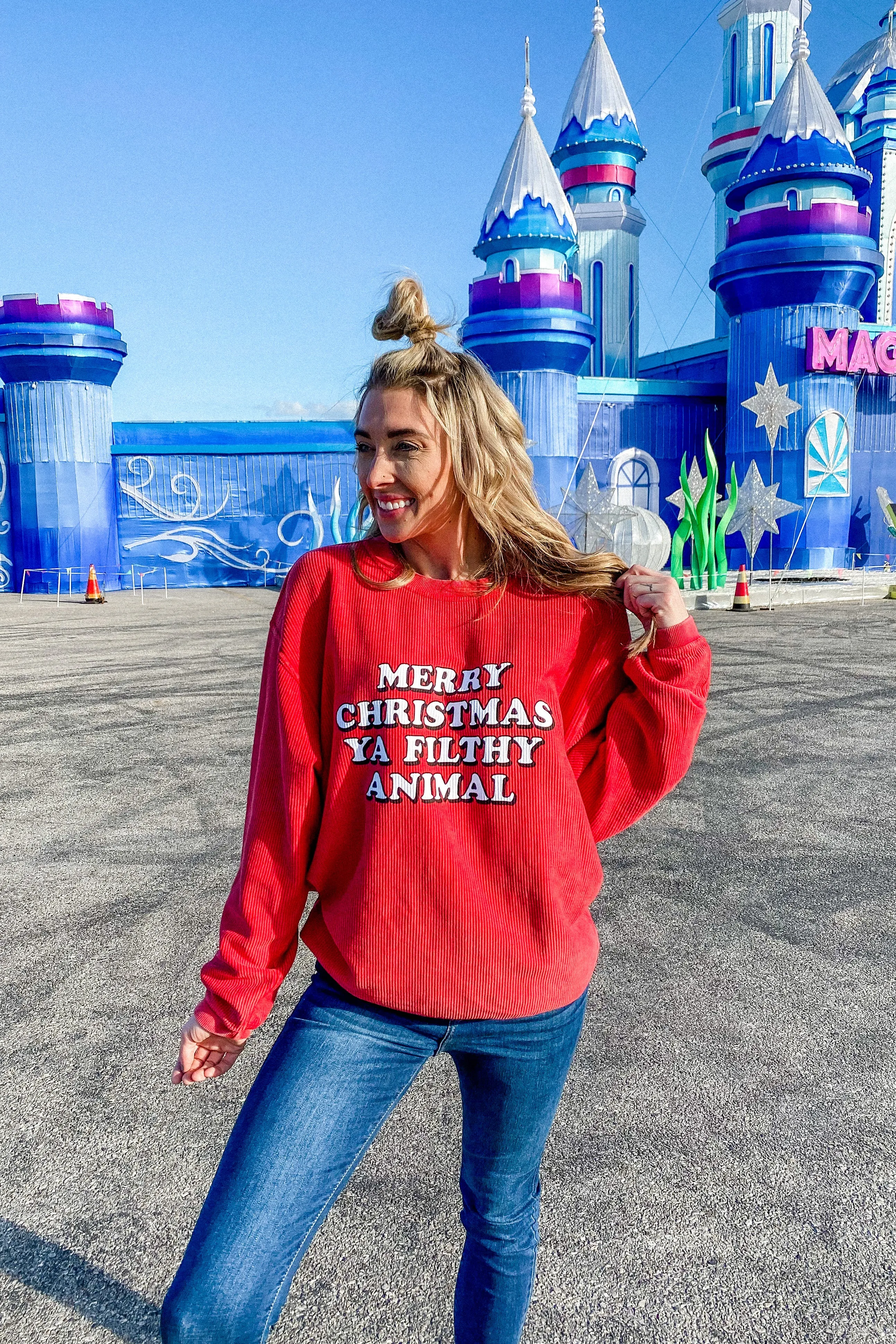 Charlie Southern: Ya Filthy Animal Corded Sweatshirt