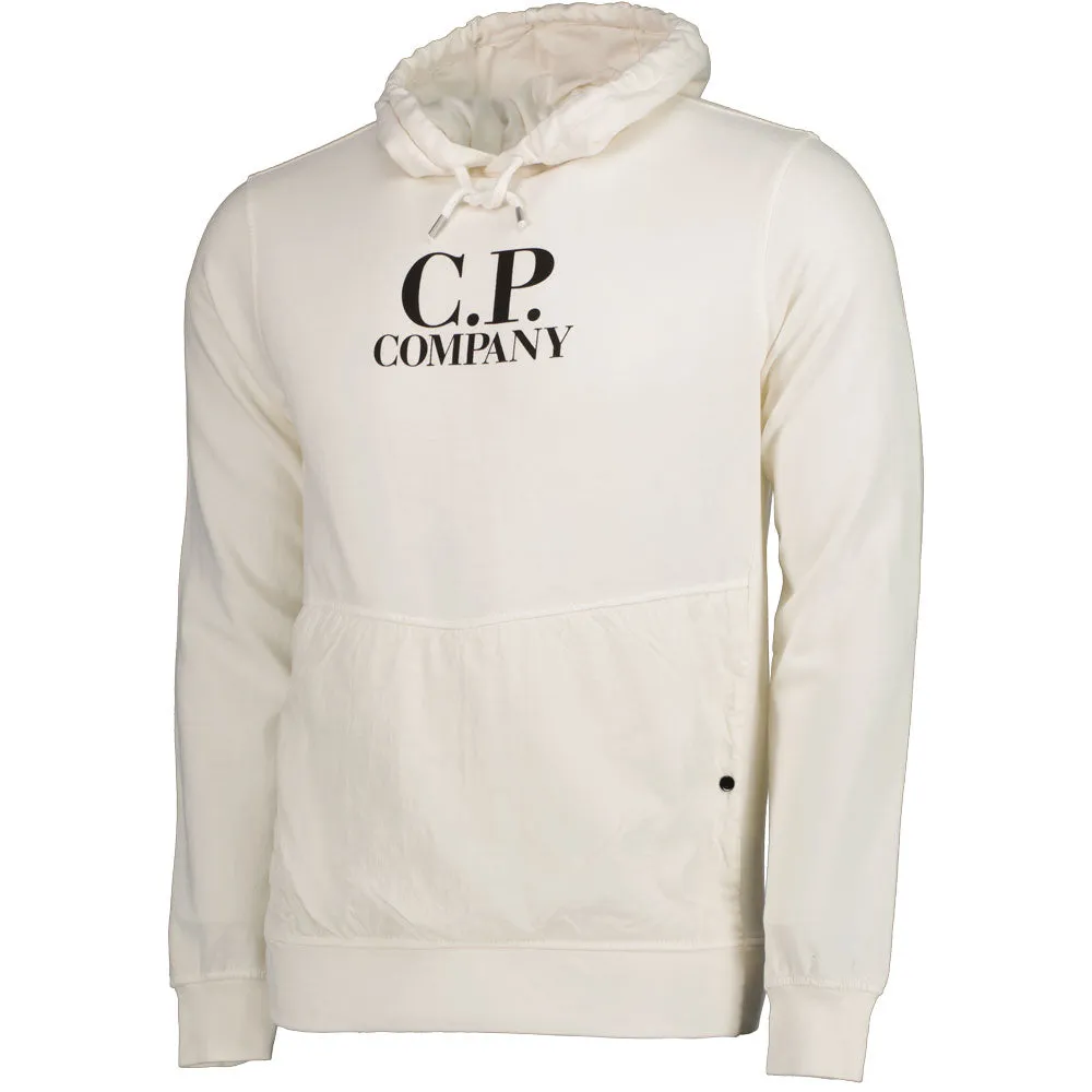 C.P. Company Junior Mixed Logo Print Hoodie