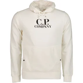C.P. Company Junior Mixed Logo Print Hoodie