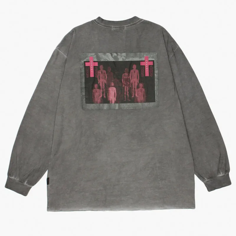 Crosses and Pink Entities Long Sleeve Shirt