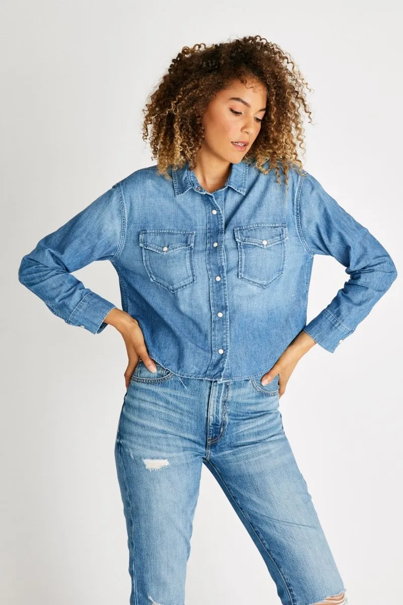 Diana Chambray Shirt in Little Rock Creek