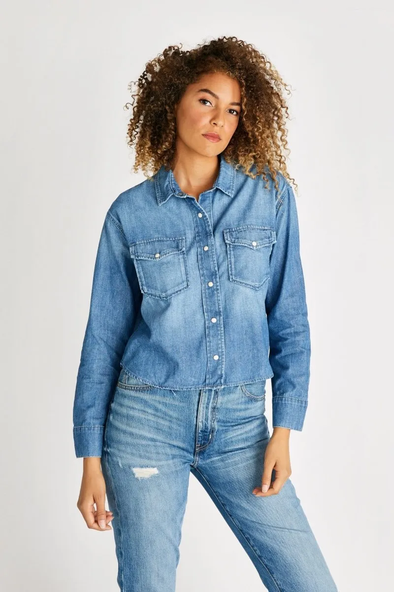 Diana Chambray Shirt in Little Rock Creek