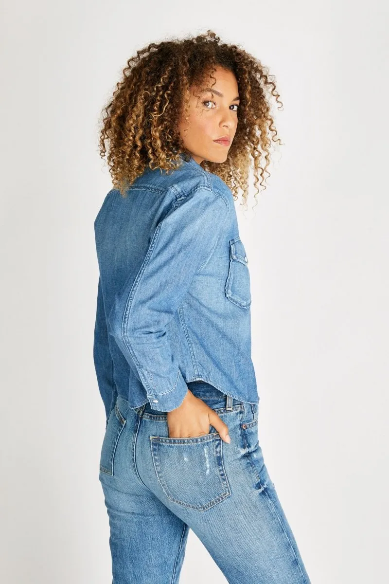 Diana Chambray Shirt in Little Rock Creek