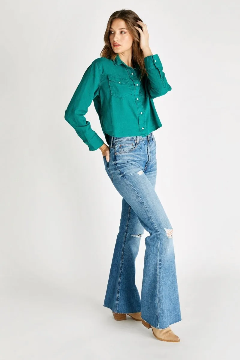 Diana Classic Shirt in Jade