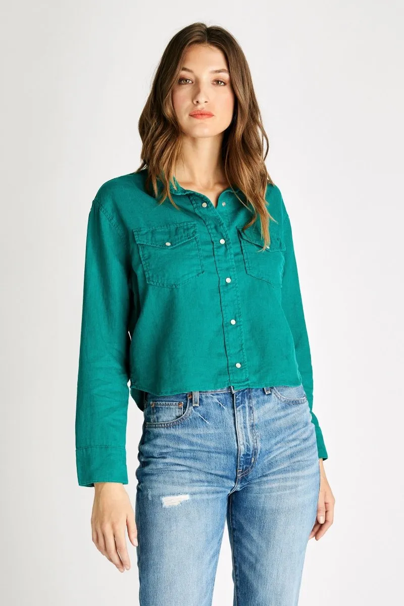 Diana Classic Shirt in Jade