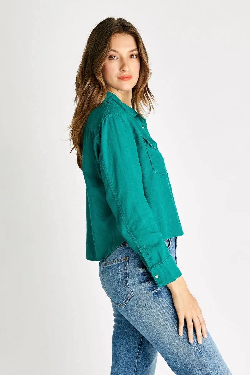 Diana Classic Shirt in Jade