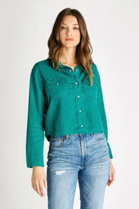 Diana Classic Shirt in Jade