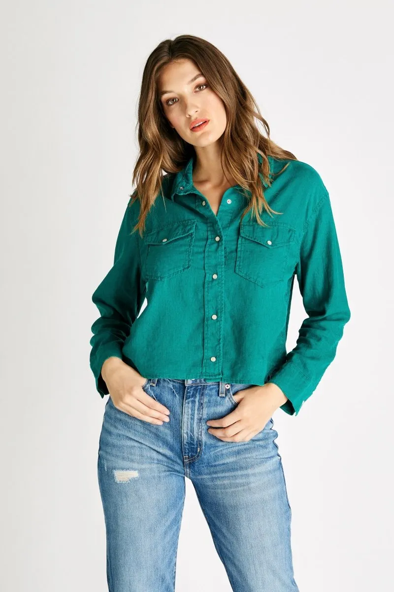Diana Classic Shirt in Jade