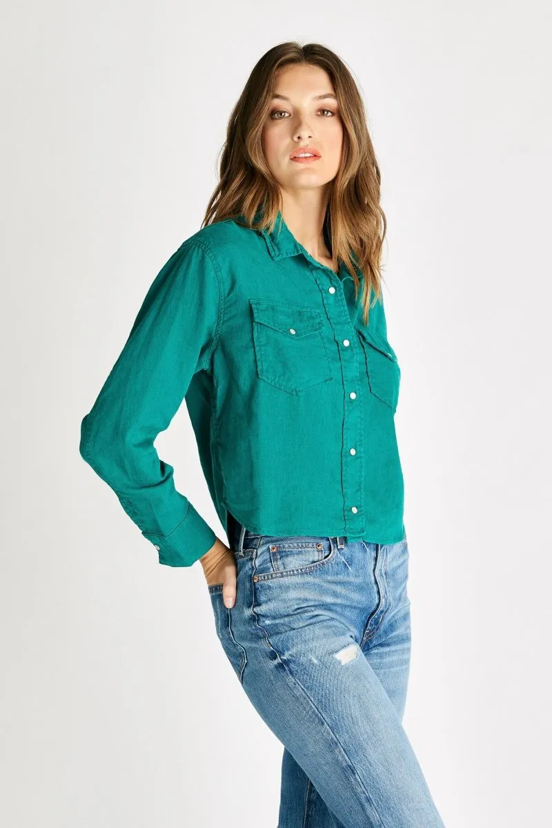 Diana Classic Shirt in Jade