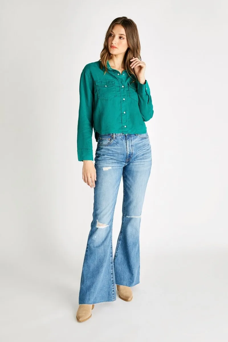 Diana Classic Shirt in Jade