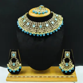 Firozi Antique Necklace Set 18131-5313