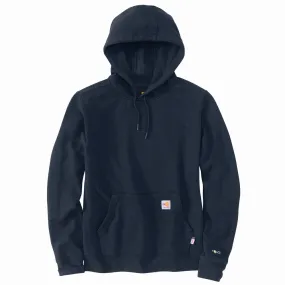 FR FORCE ORIGINAL FIT MIDWEIGHT HOODED SWEATSHIRT - I26-Navy | Carhartt 104983