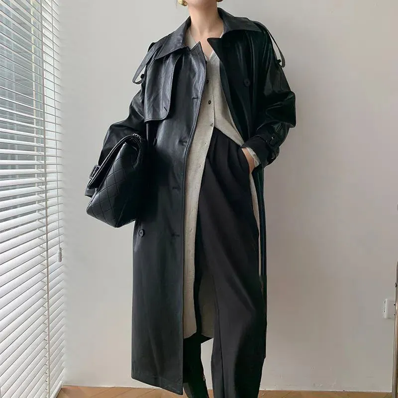 Helsing Leather Trench Coat