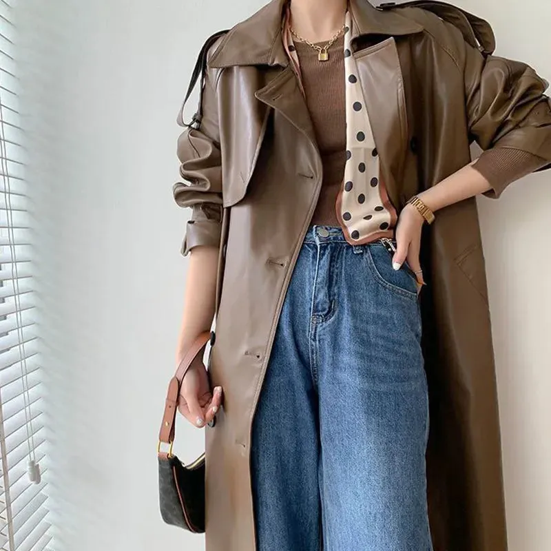 Helsing Leather Trench Coat