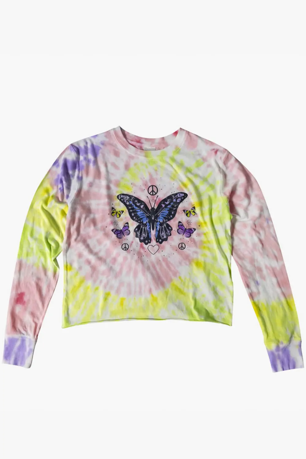 Hippie Aesthetic Long Sleeve Shirt Good Vibes