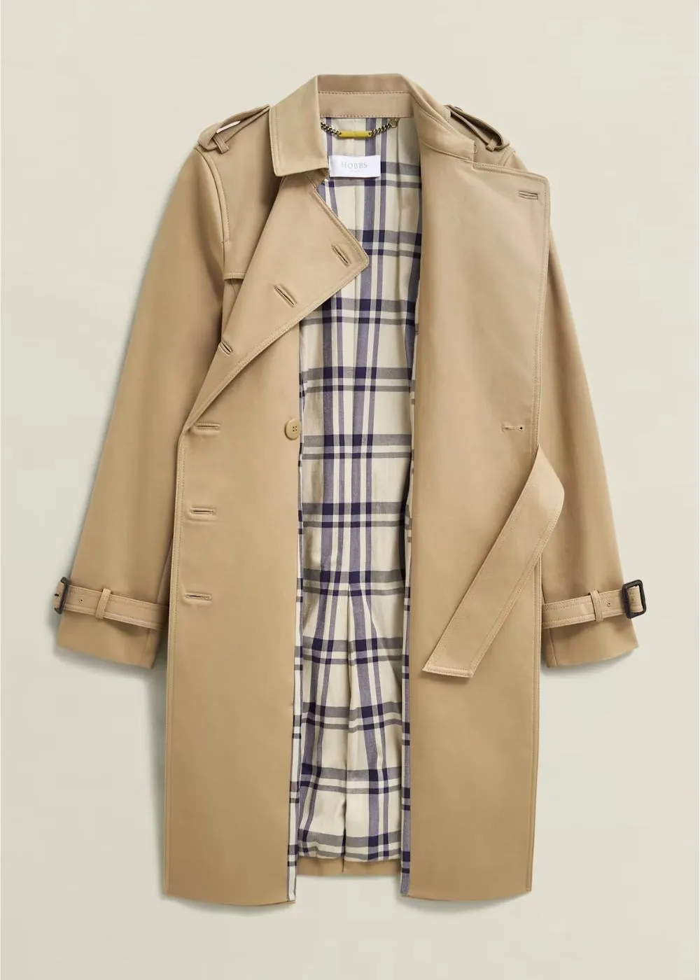 Hobbs Skylar Trench Coat Tan