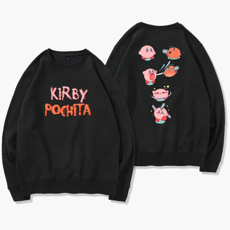 Kirby Pochita Chainsaw Man Sweatshirt