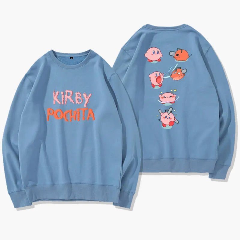 Kirby Pochita Chainsaw Man Sweatshirt