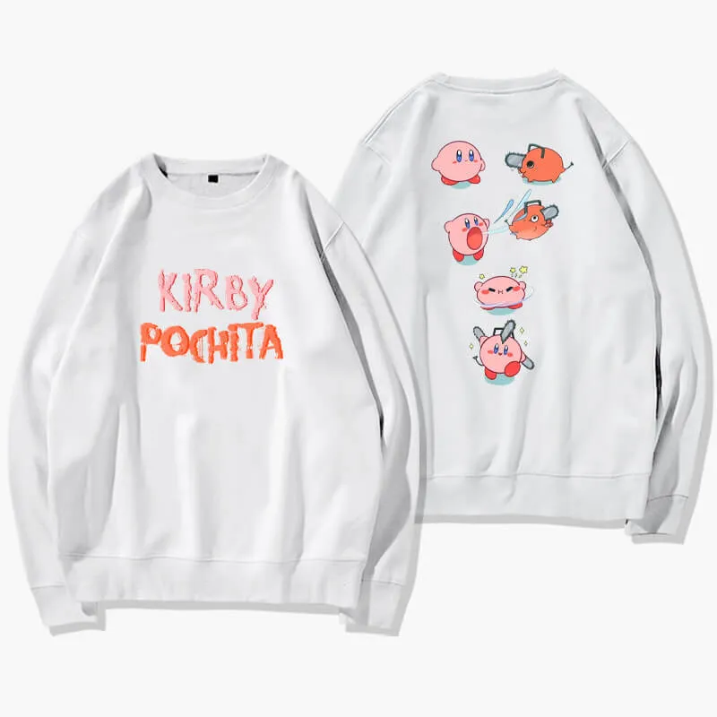 Kirby Pochita Chainsaw Man Sweatshirt