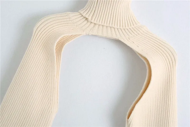 KNIT ARM WARMERS