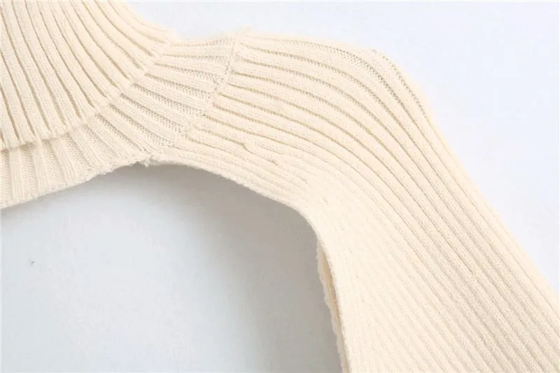 KNIT ARM WARMERS