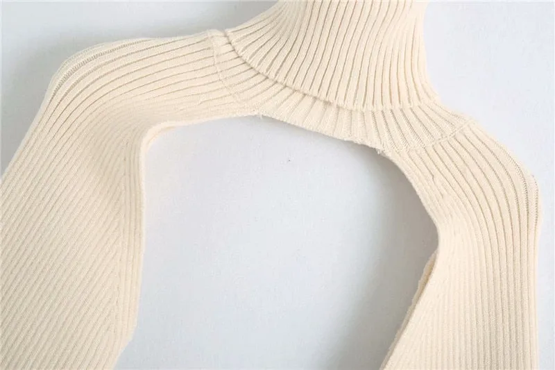 KNIT ARM WARMERS