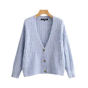 KNIT CARDIGAN WITH BUTTONS
