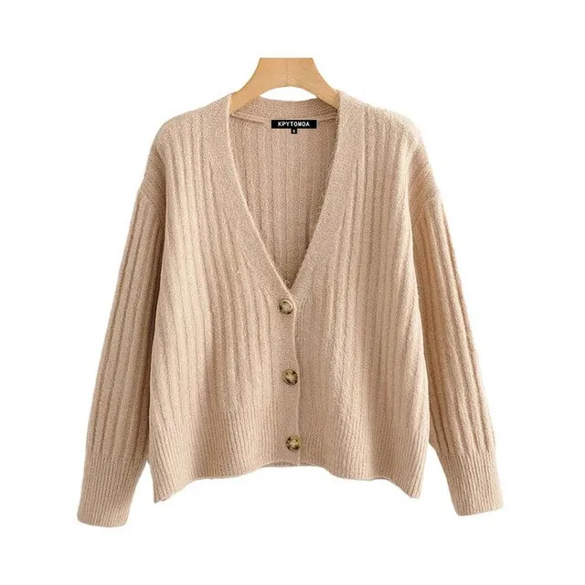 KNIT CARDIGAN WITH BUTTONS