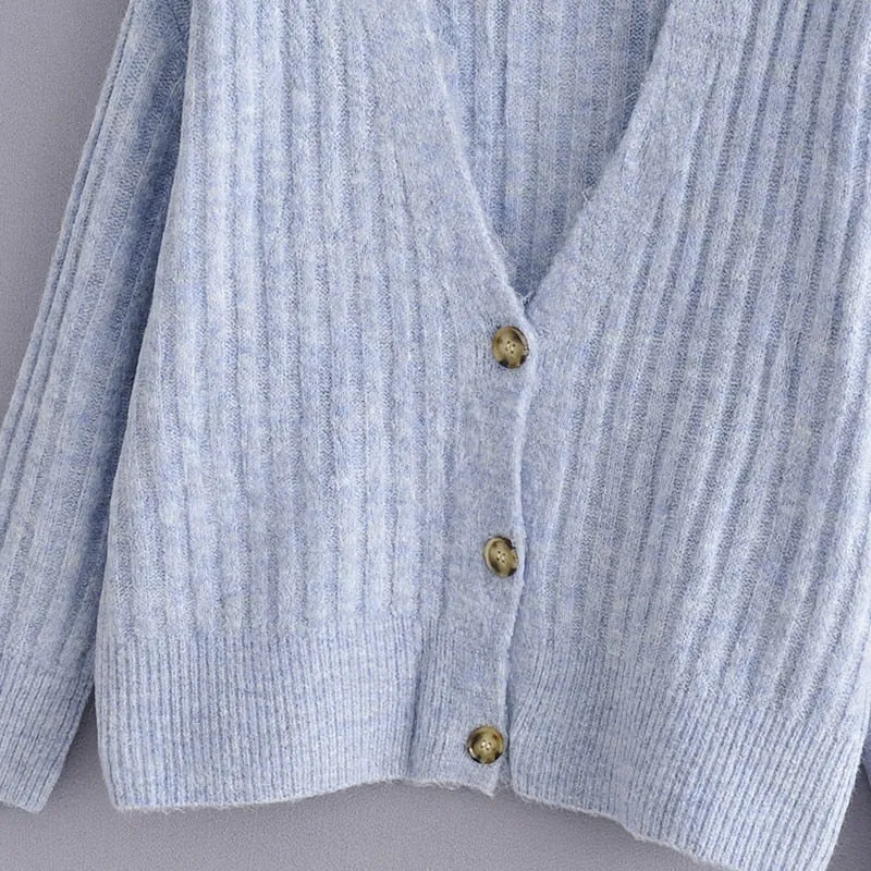 KNIT CARDIGAN WITH BUTTONS