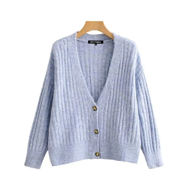 KNIT CARDIGAN WITH BUTTONS