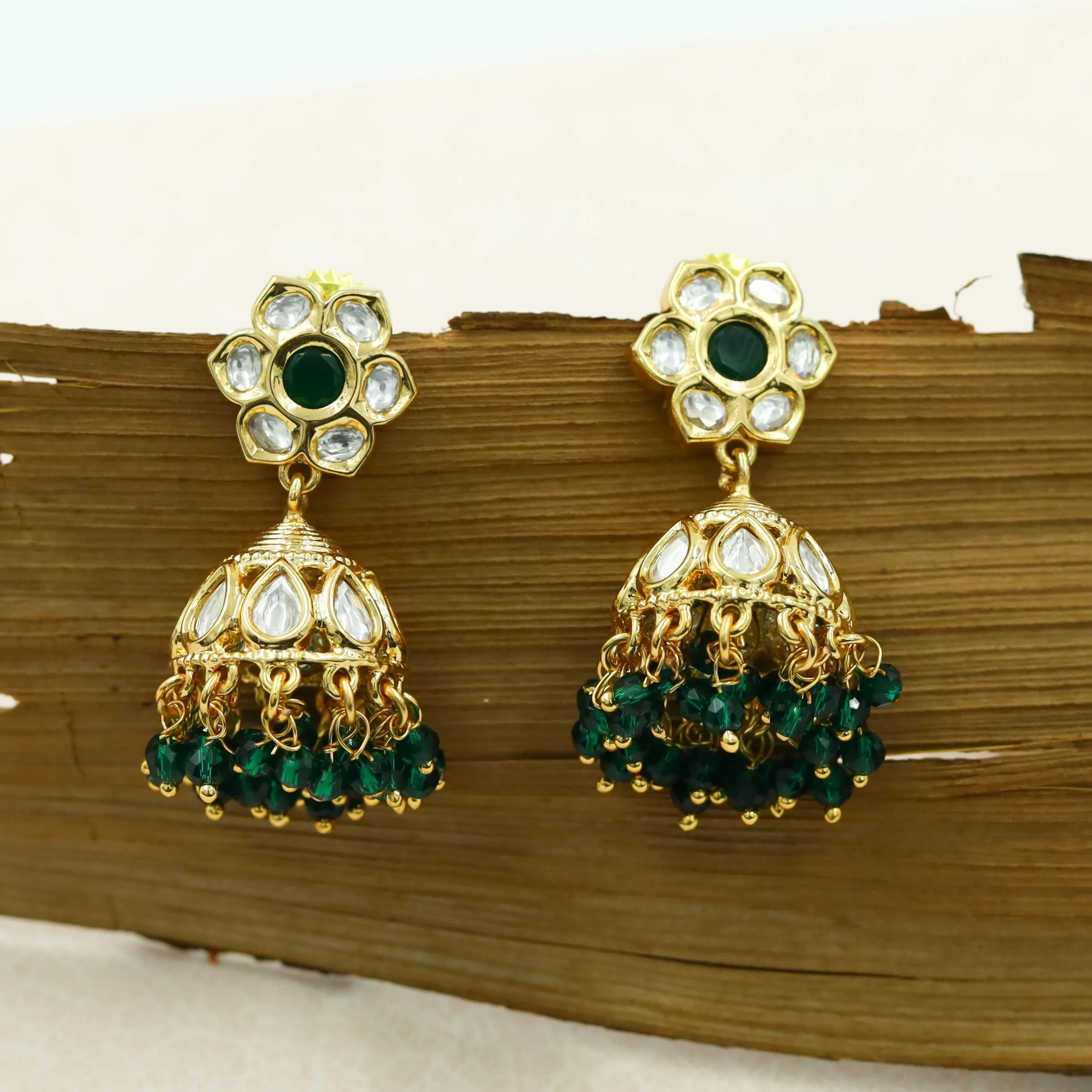 Kundan Round Neck Necklace Set 5562-68