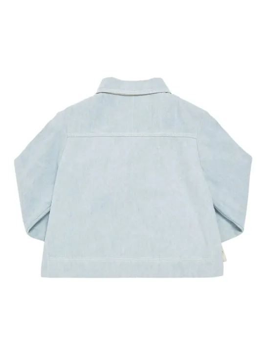 Moncler   Esbly bleached cotton denim jacket 