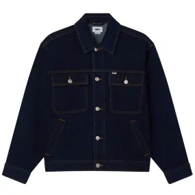 Obey Opena Jacket Rinse Indigo