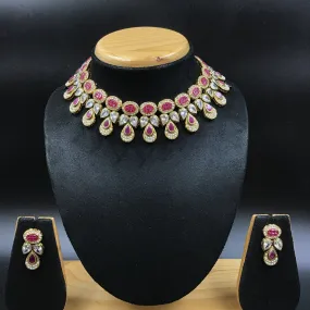 Polki Necklace Set 1425-21