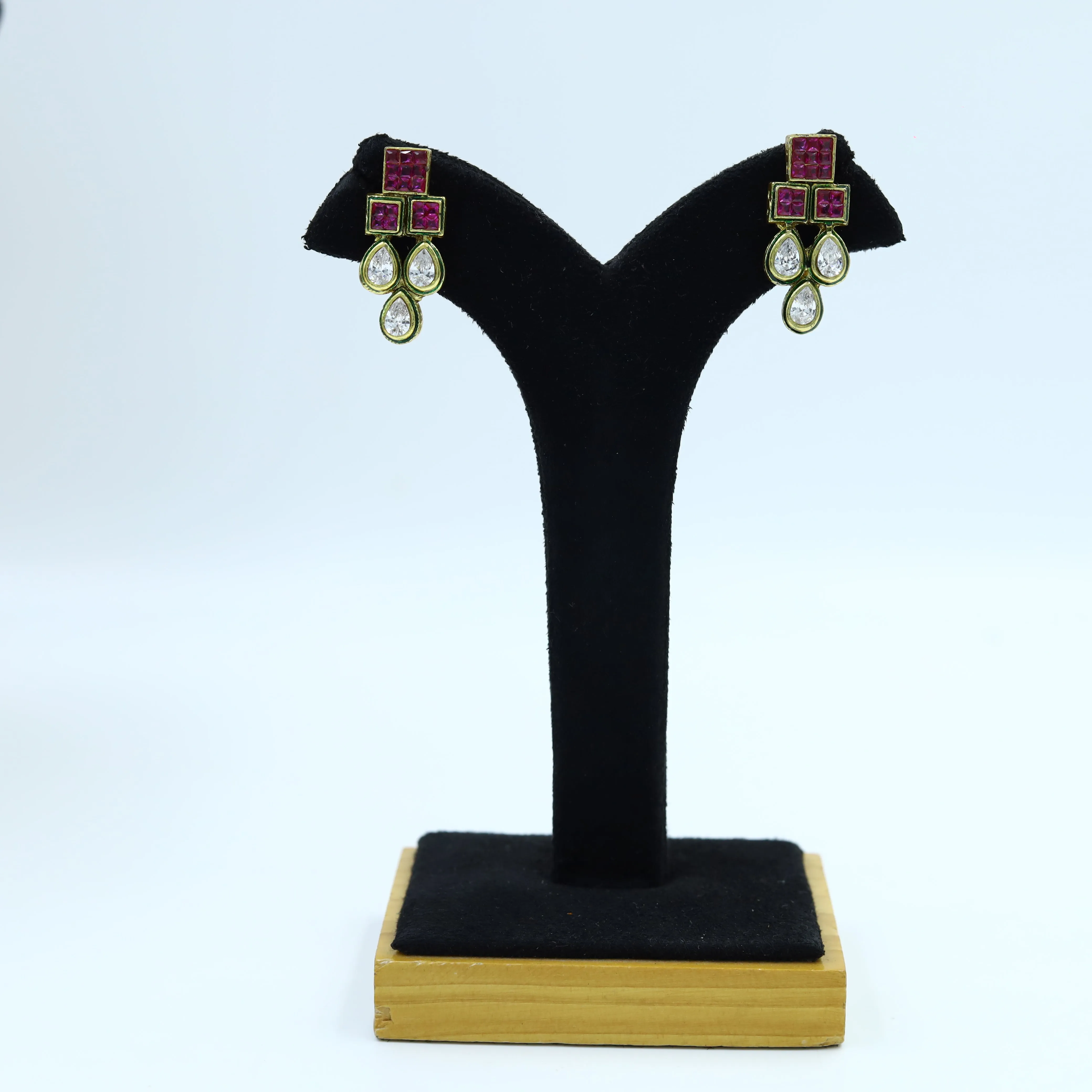 Polki Necklace Set 1505-21