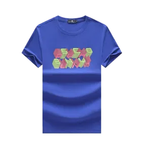 Psy Bunny Classic T-shirt Front Logo Designed - Royal Blue