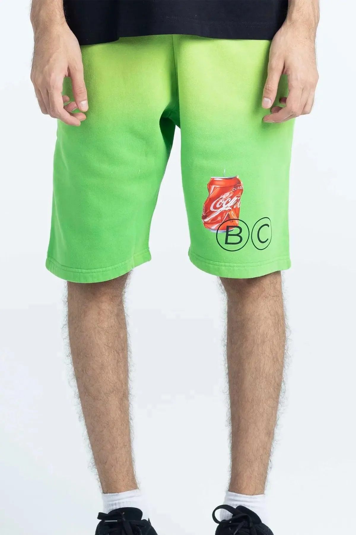 "BAD" Gradient Shorts - Green