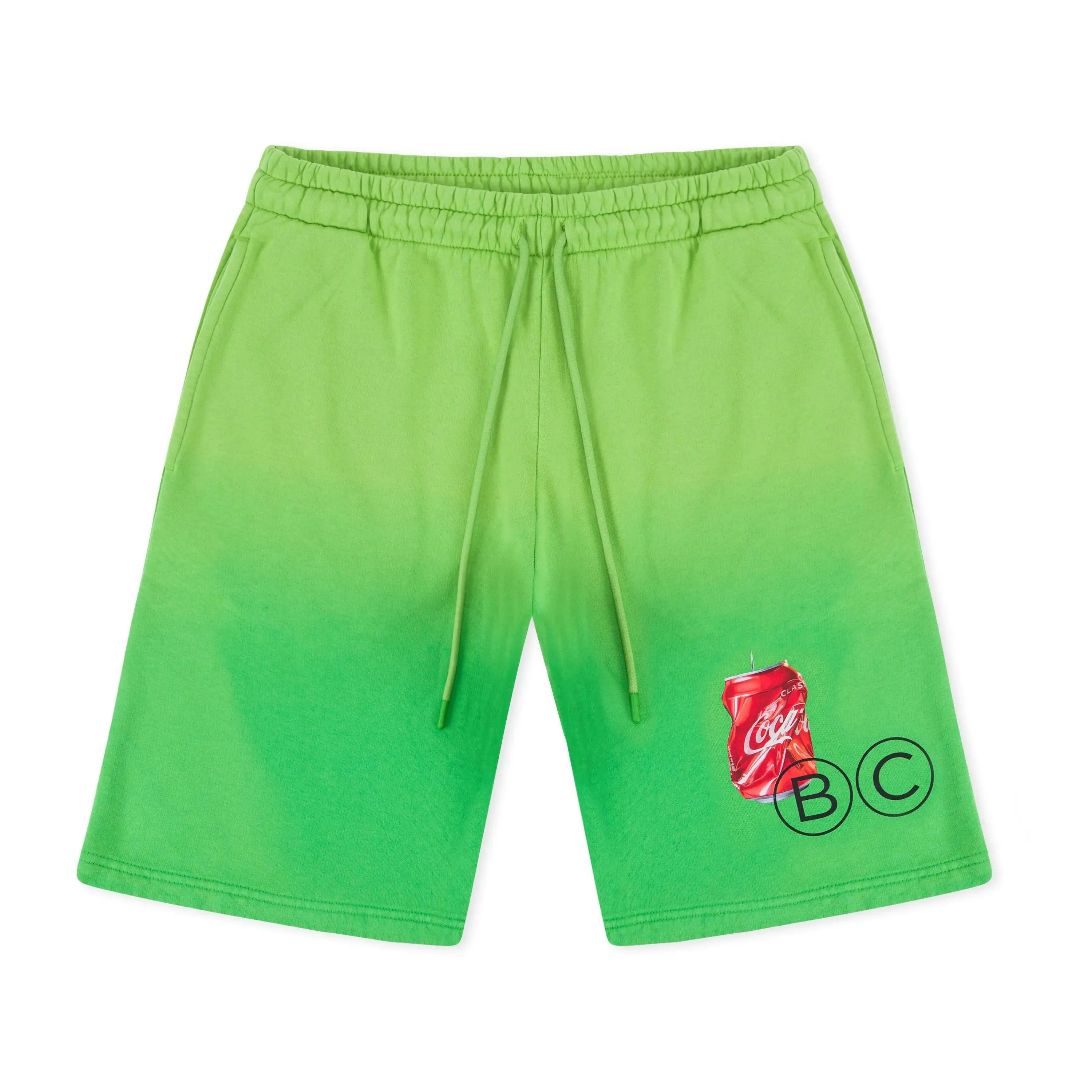 "BAD" Gradient Shorts - Green