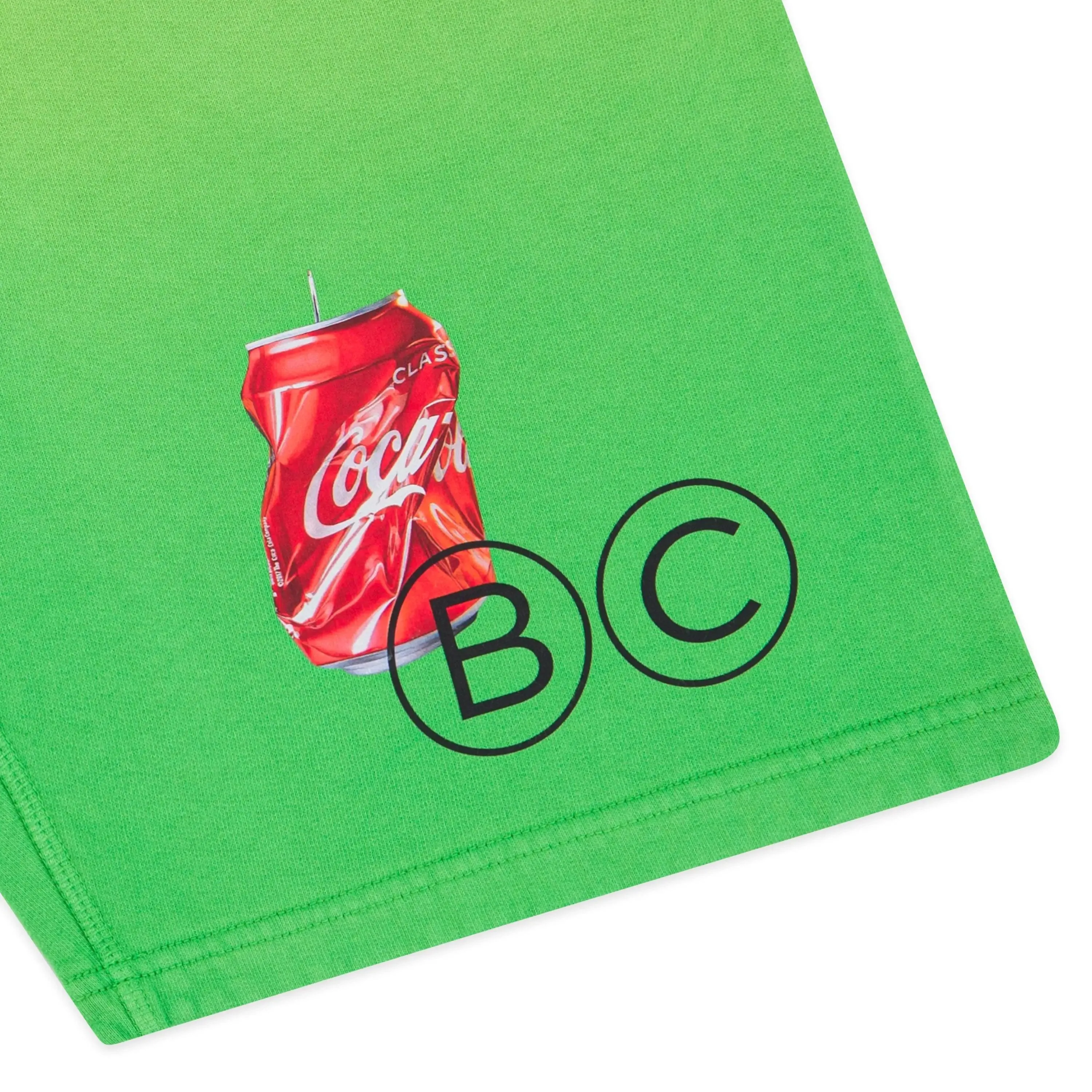 "BAD" Gradient Shorts - Green