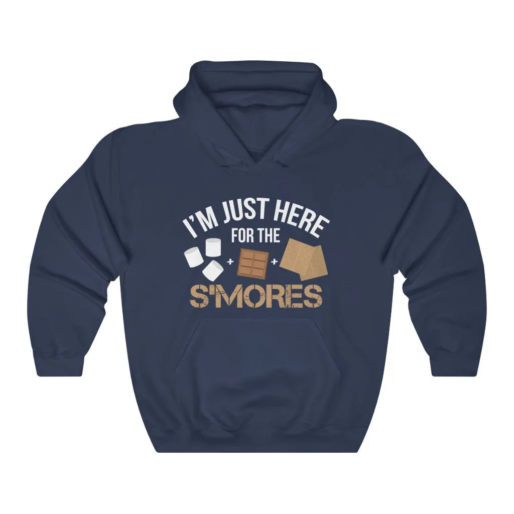 Smores Campfire Funny Camping Shirt | S'Mores Camping Gift | Unisex Hooded Sweatshirt
