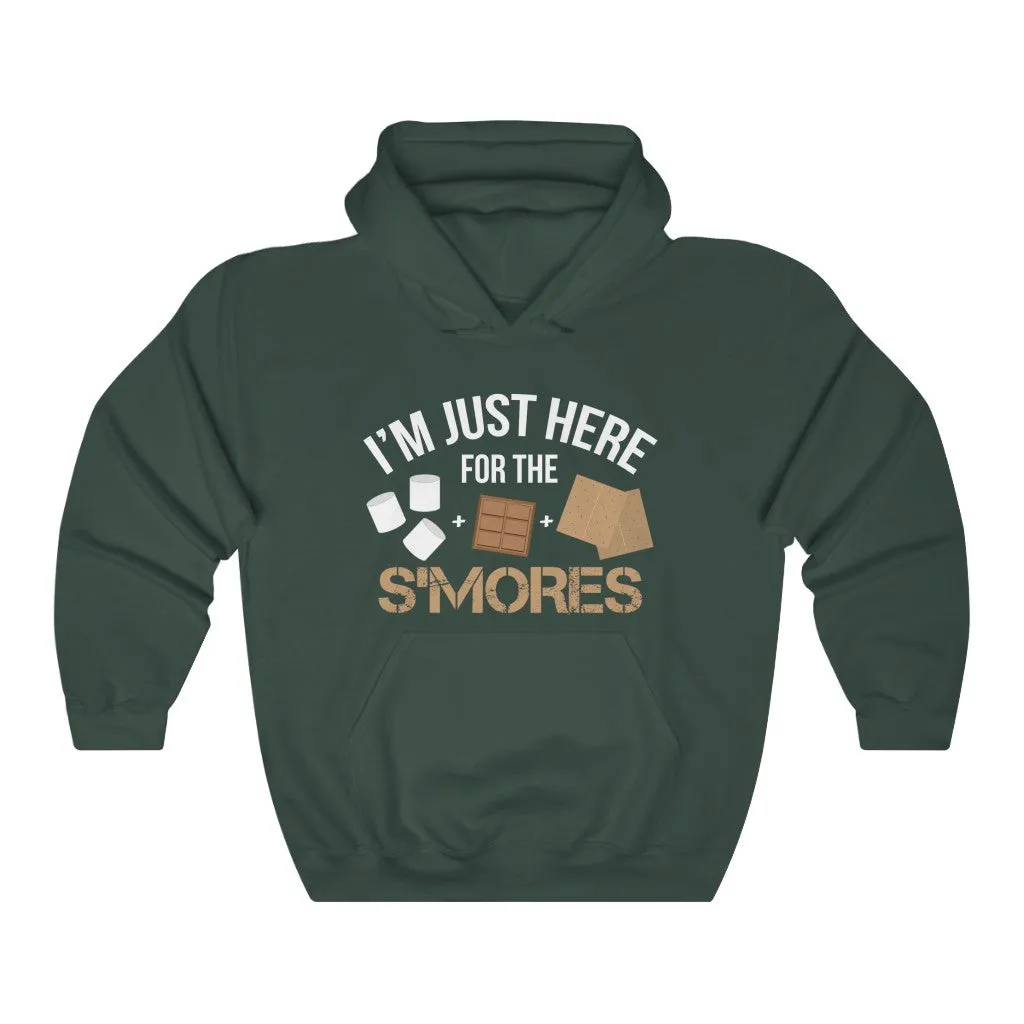 Smores Campfire Funny Camping Shirt | S'Mores Camping Gift | Unisex Hooded Sweatshirt