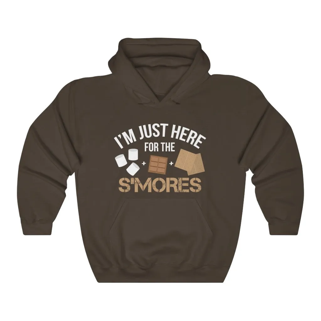 Smores Campfire Funny Camping Shirt | S'Mores Camping Gift | Unisex Hooded Sweatshirt