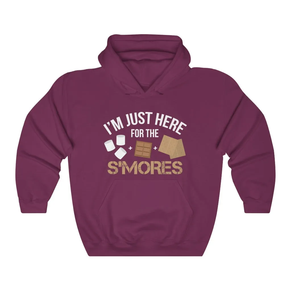 Smores Campfire Funny Camping Shirt | S'Mores Camping Gift | Unisex Hooded Sweatshirt